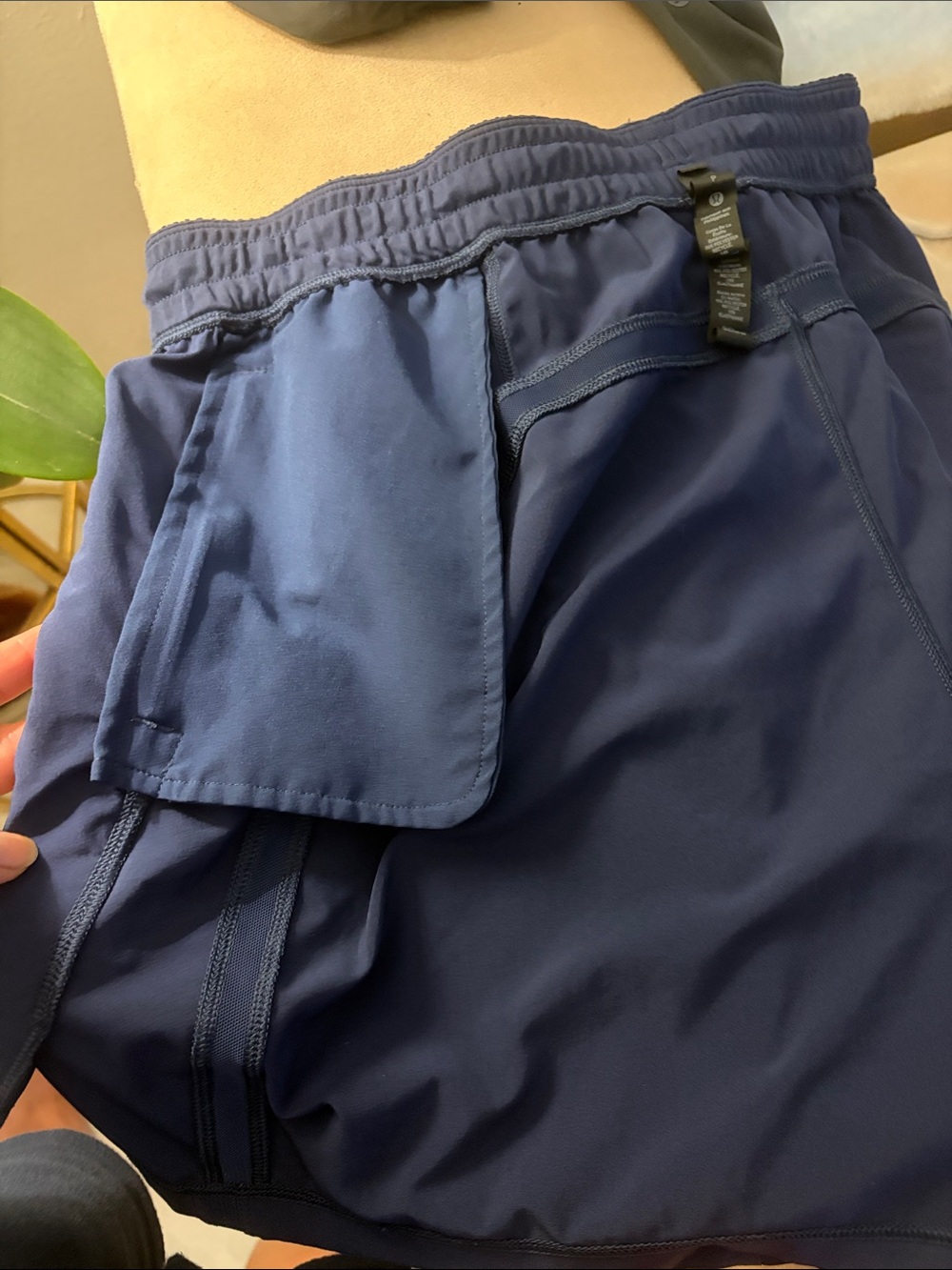 lululemon athletica Navy Drawstring Shorts - Picture 8 of 8